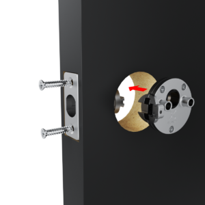 USA Deadbolt smart lock cylinder installation