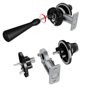 USA Deadbolt smart lock fasteners removal