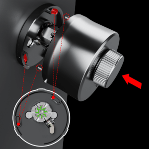 USA Deadbolt smart lock final assembly 