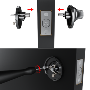 USA Deadbolt smart lock attaching Deadbolt Device 
