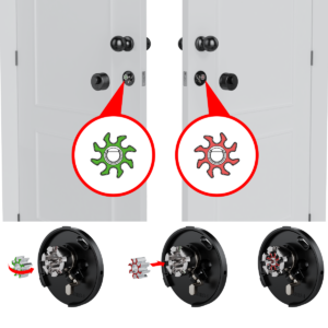 USA Deadbolt smart lock Identifying Door Orientation