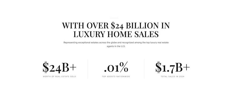 AI Visibility Website - Agent statistics and credibility section