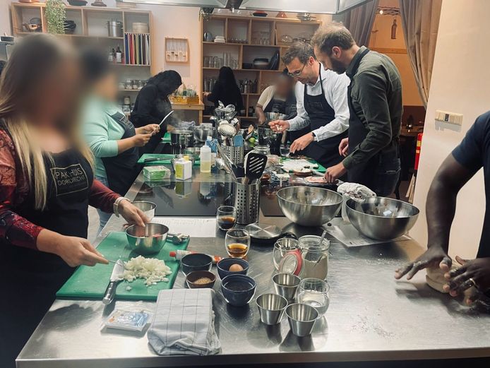 Kookworkshop met erkende gedupeerden in Dordrecht.