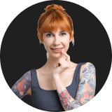 Avatar Circle Sophie Moore - Tattooist X Webflow Template