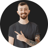 Avatar Circle John Carter - Tattooist X Webflow Template