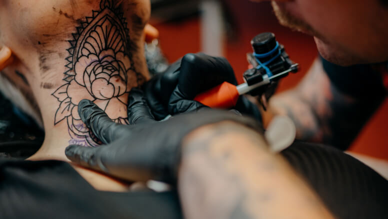 What are the least painful places for your first tattoo?