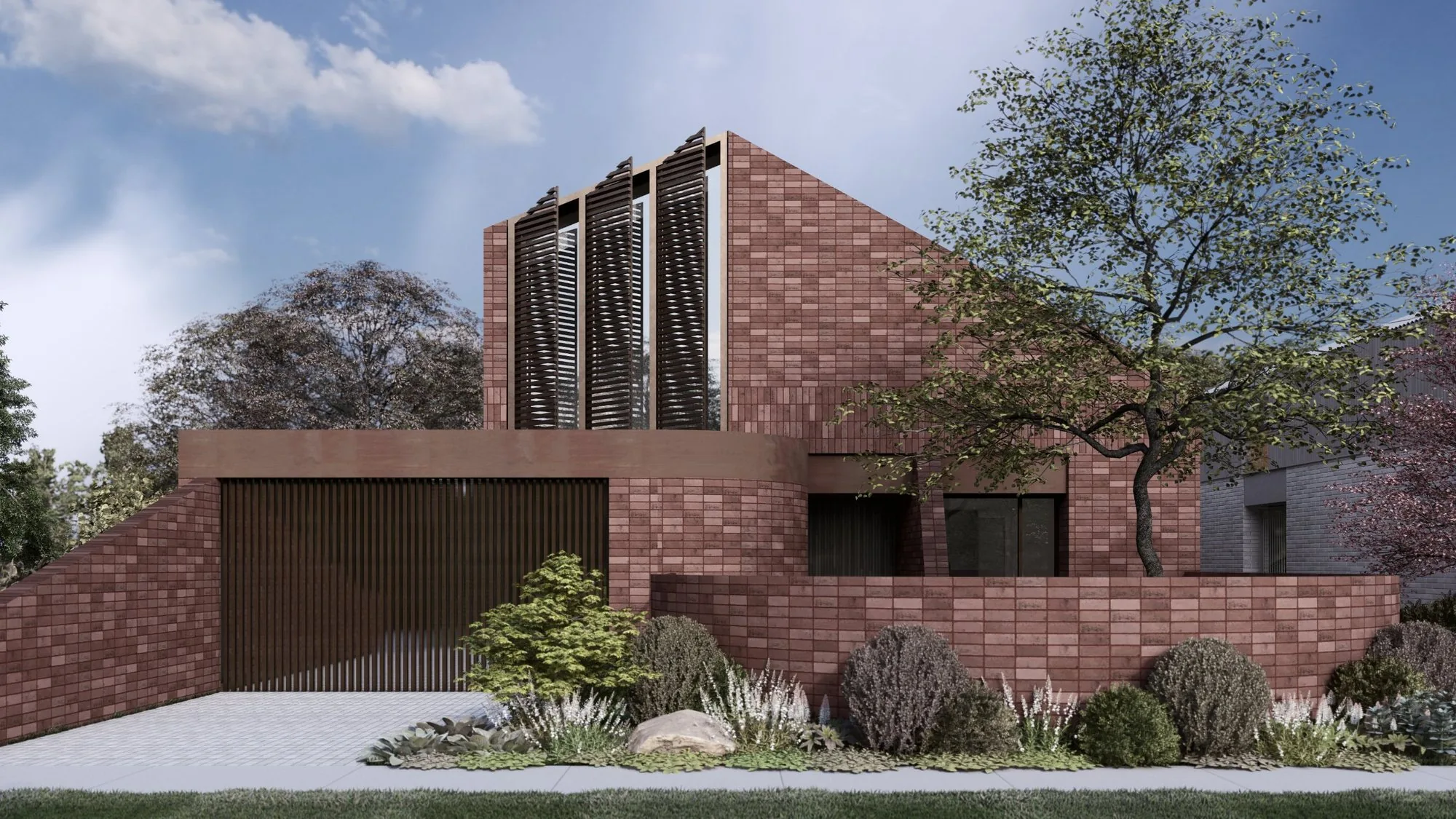 Rouge, street elevation render