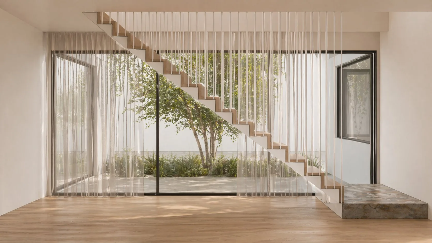 Forma, the stair and courtyard
