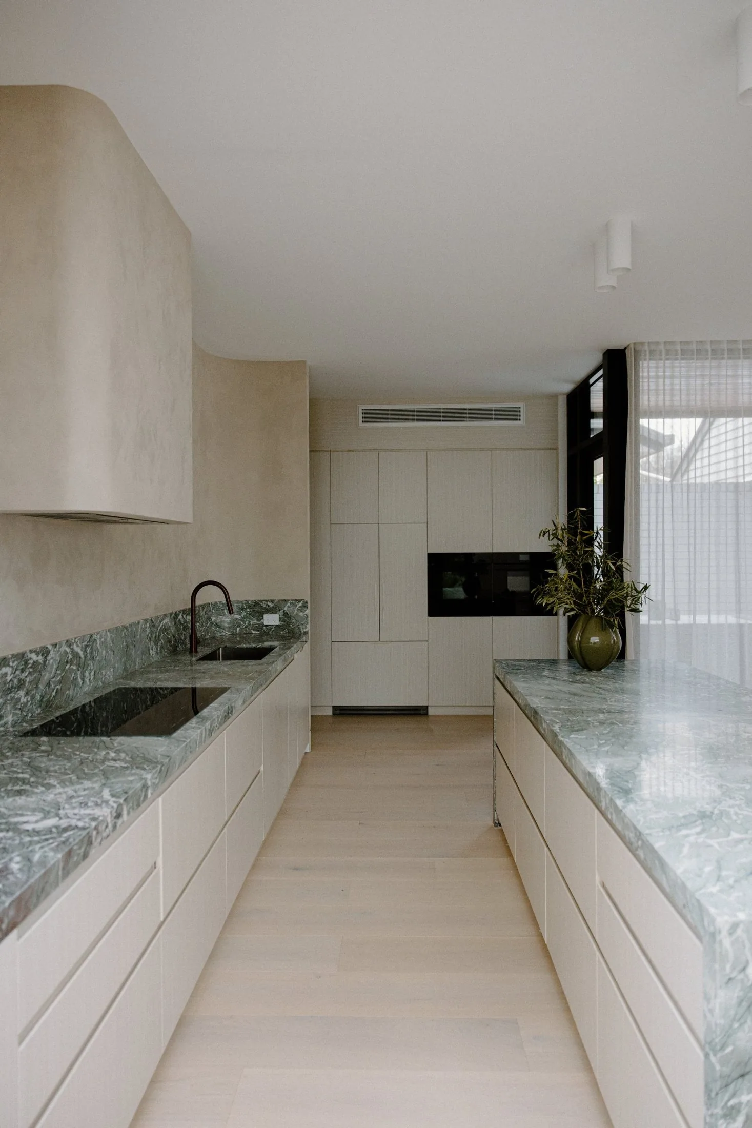Lumen, the galley kitchen