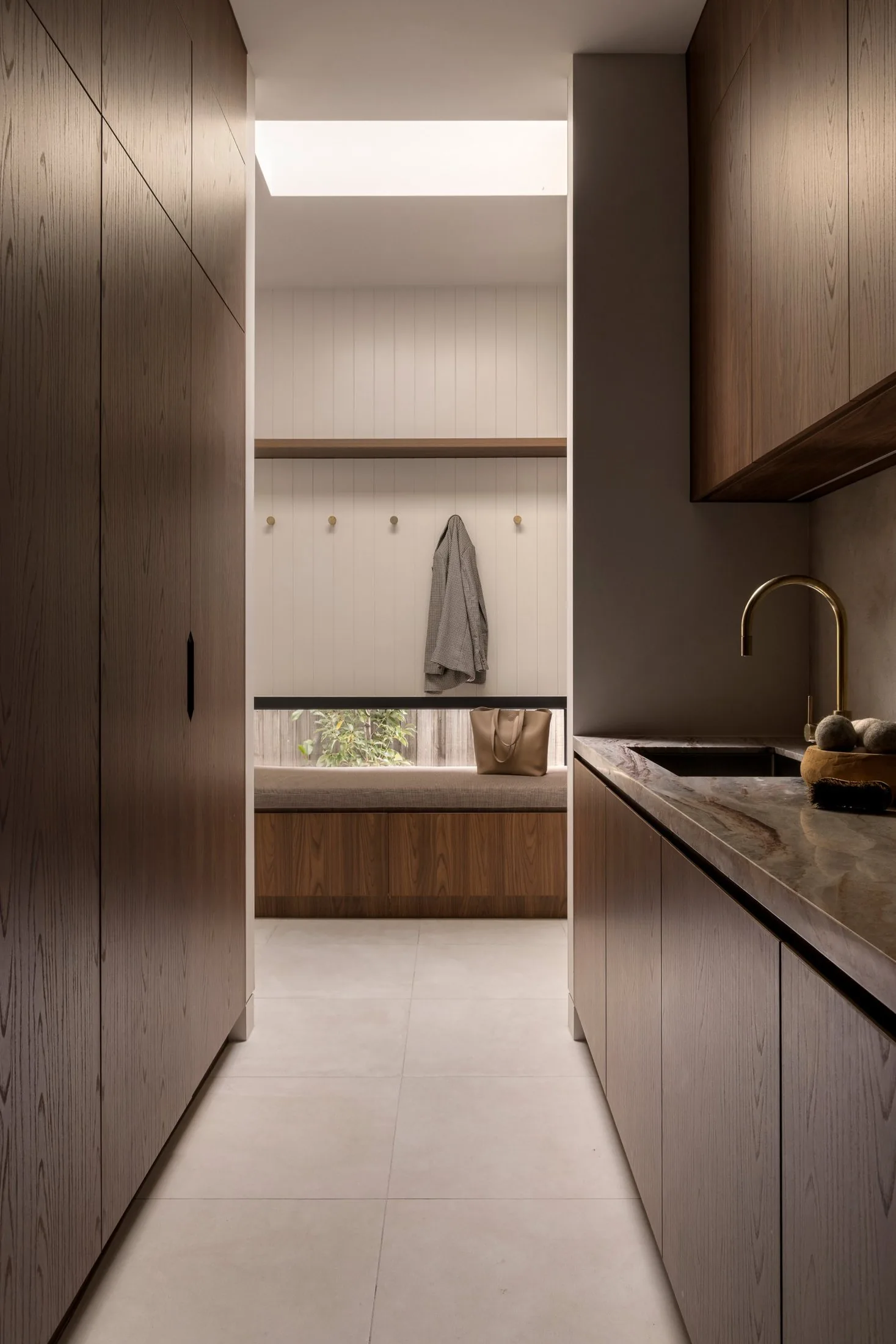 Arbour, the laundry and mudroom