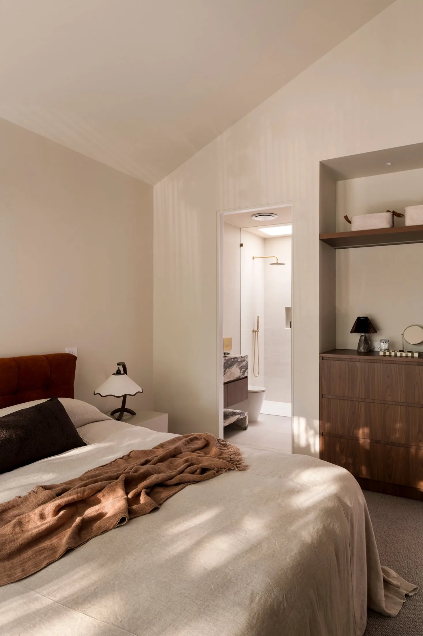Arbour, the main bedroom and ensuite