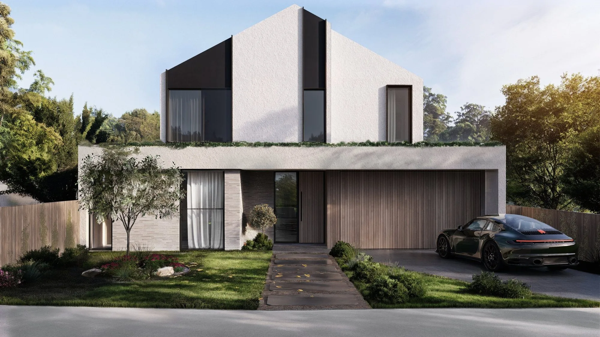 Arbour, street elevation