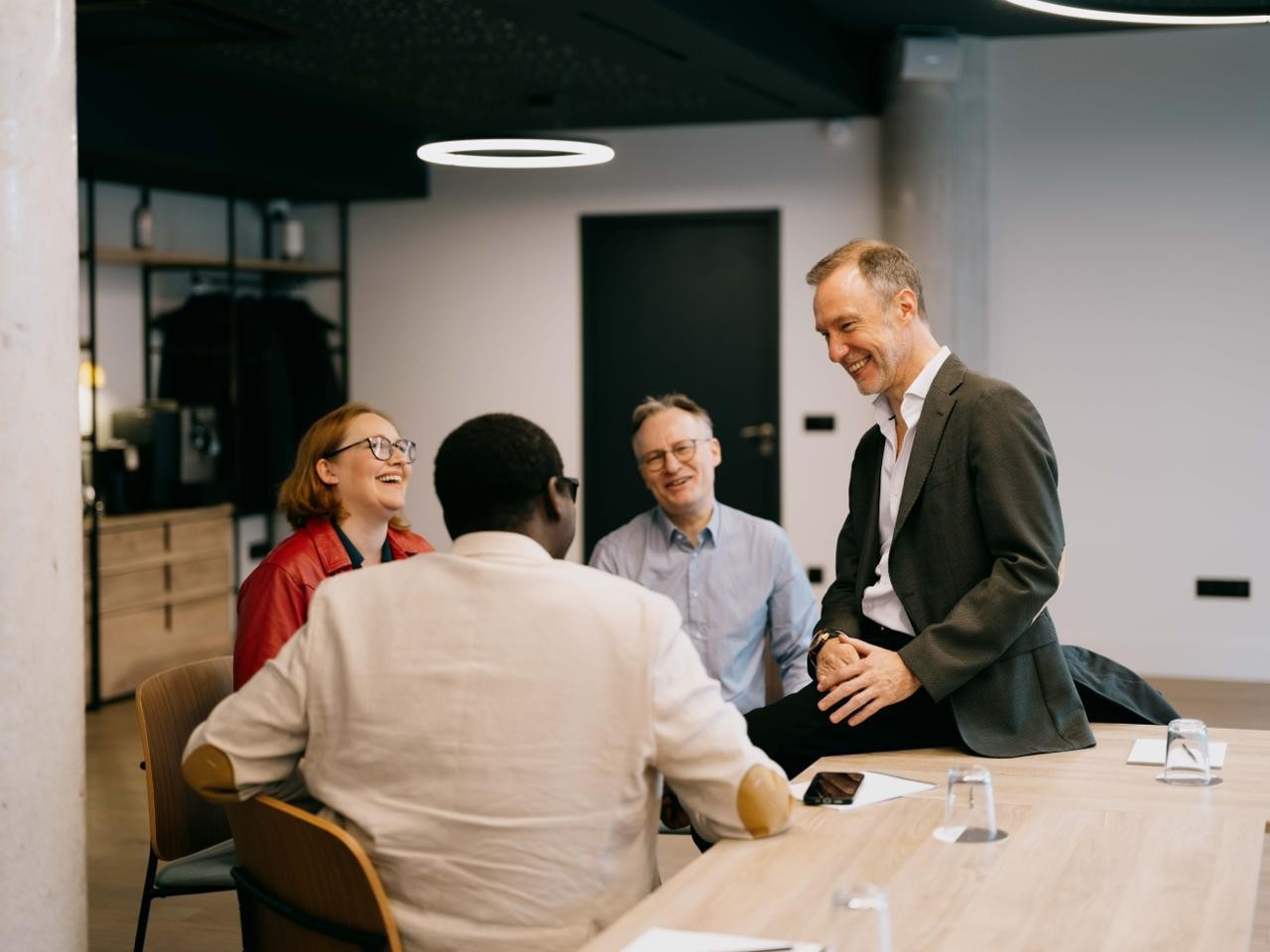 image of team collaborating on a project