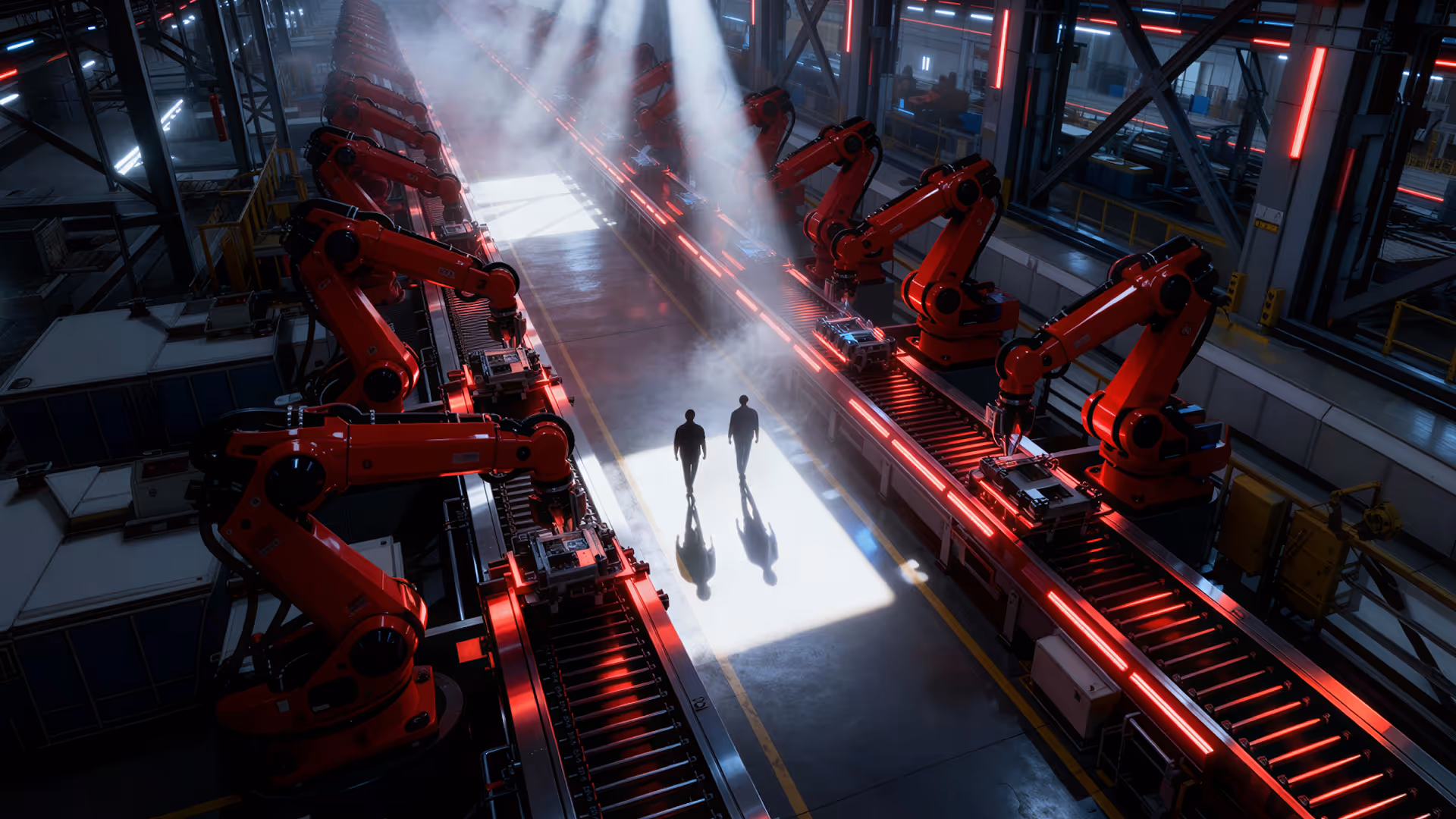 Automating production workflows for a textile manufacturing plant