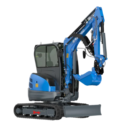 R32 PRO Rippa minigraafmachine van 3,2 ton voor zwaar graafwerk en bouwprojecten.