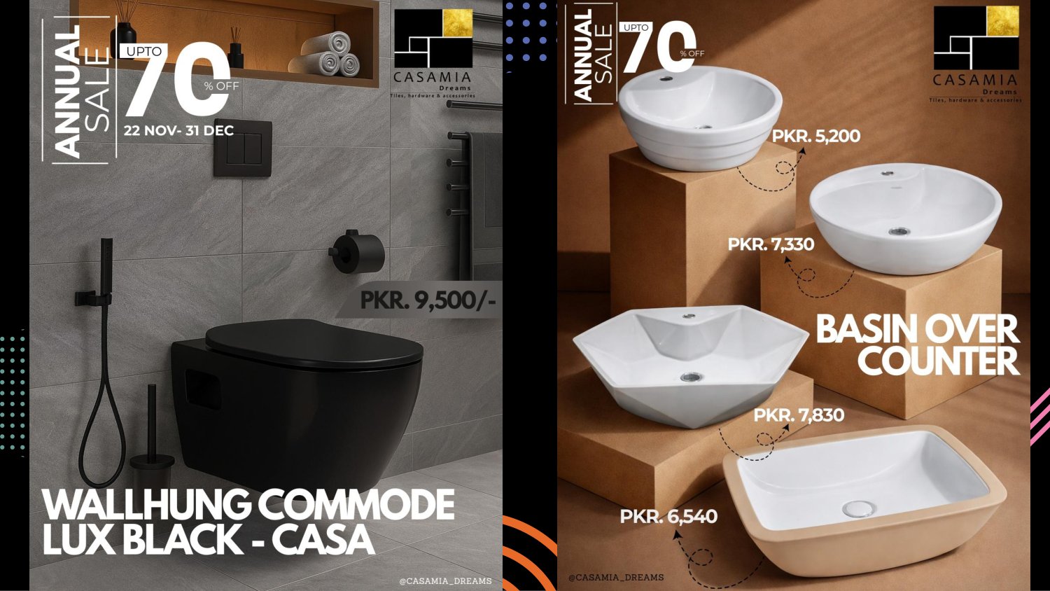 Casamia Dreams website design by Pixelix
