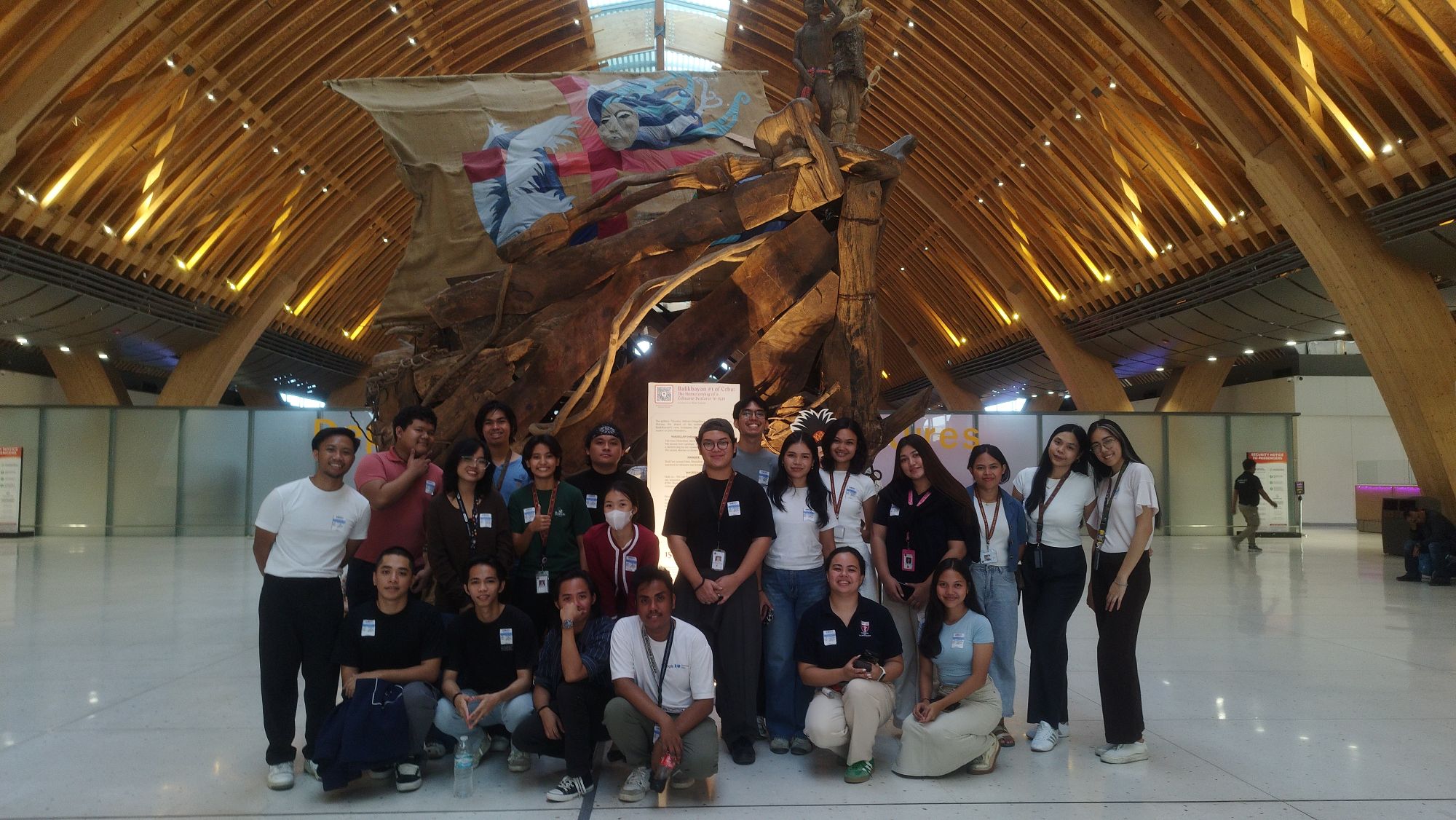 CEB-i Hacks participants at Mactan-Cebu International Airport