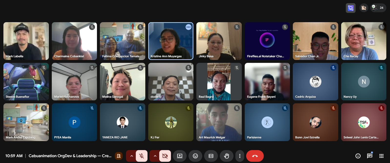 Cebuanimation OrgDev and Leadership Series 1 — virtual session