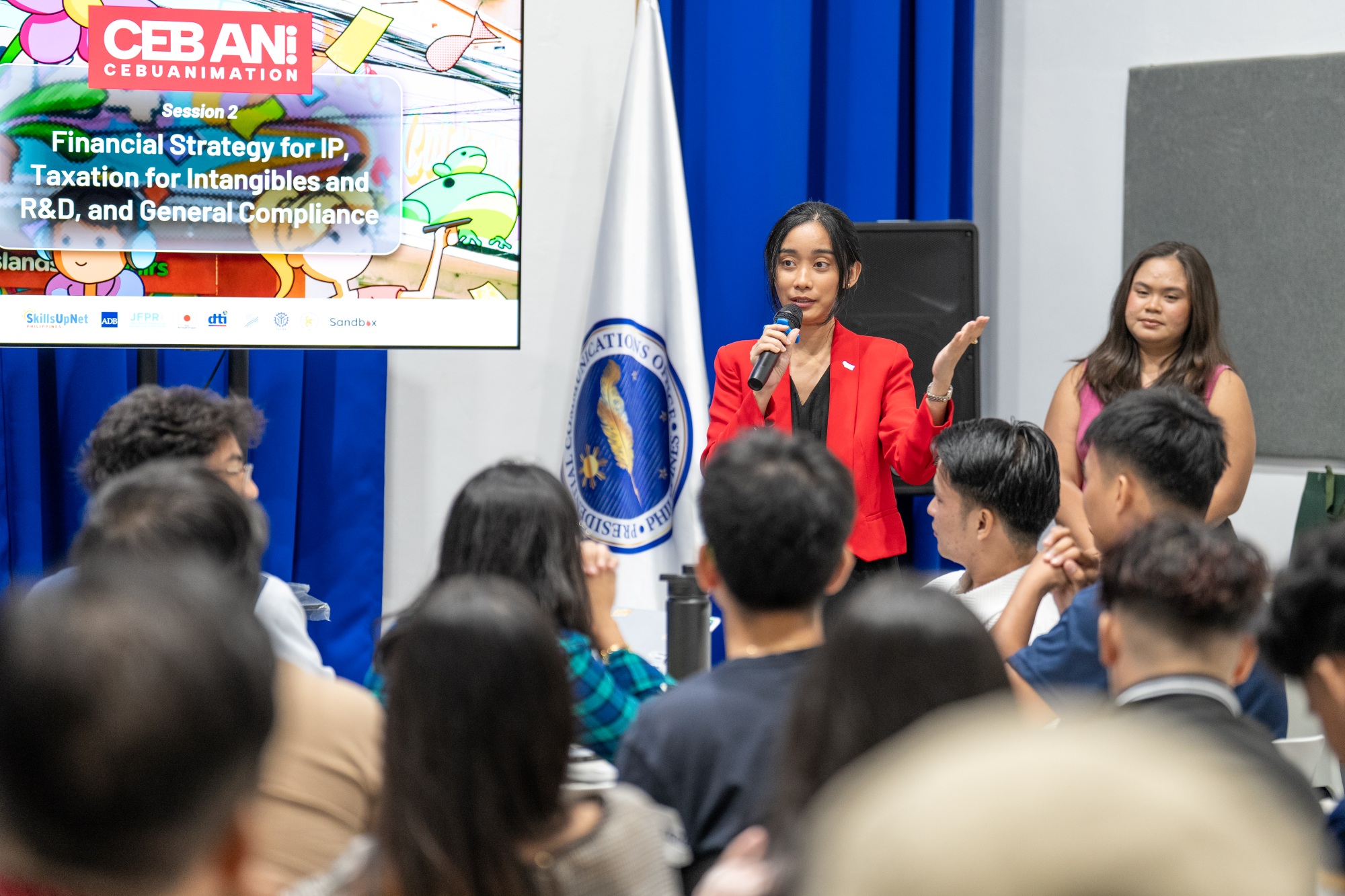 Sandbox Expert facilitating a Cebuanimation Session 2 — Financial Strategy for IP, Taxation, and General Compliance