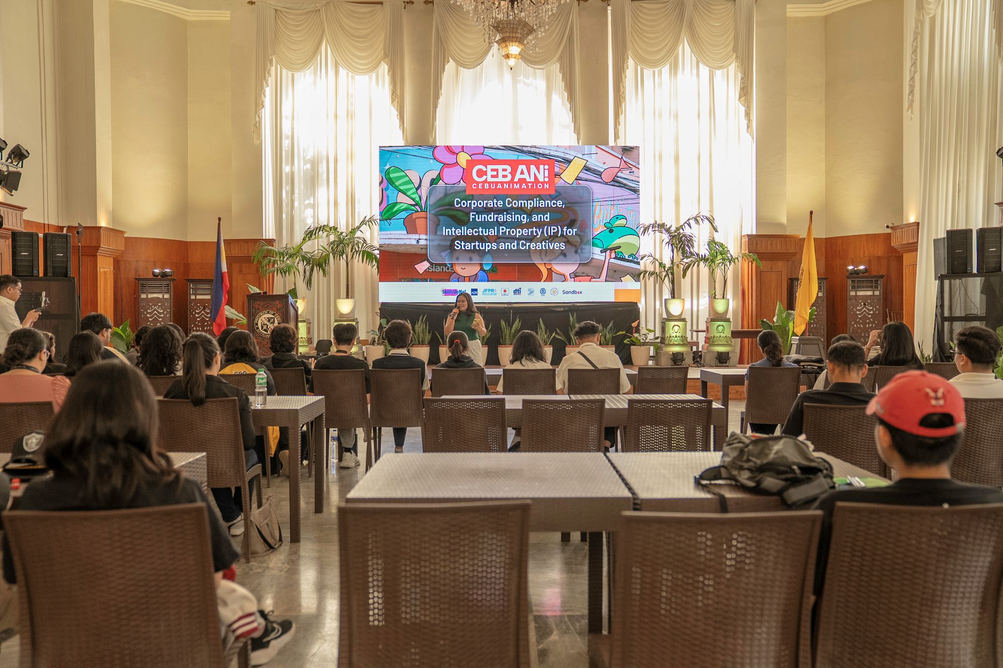 Sandbox Project collaboration session at Cebuanimation Corporate Compliance, Fundraising, and Intellectual Property briefing