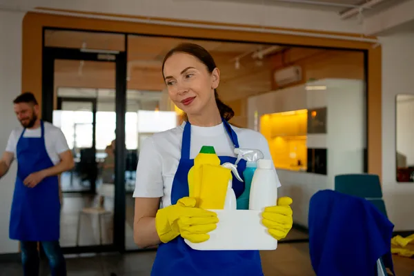 cleaning home