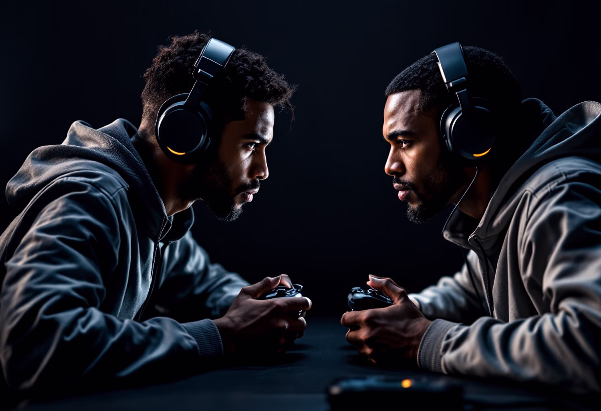 image of a gaming setup