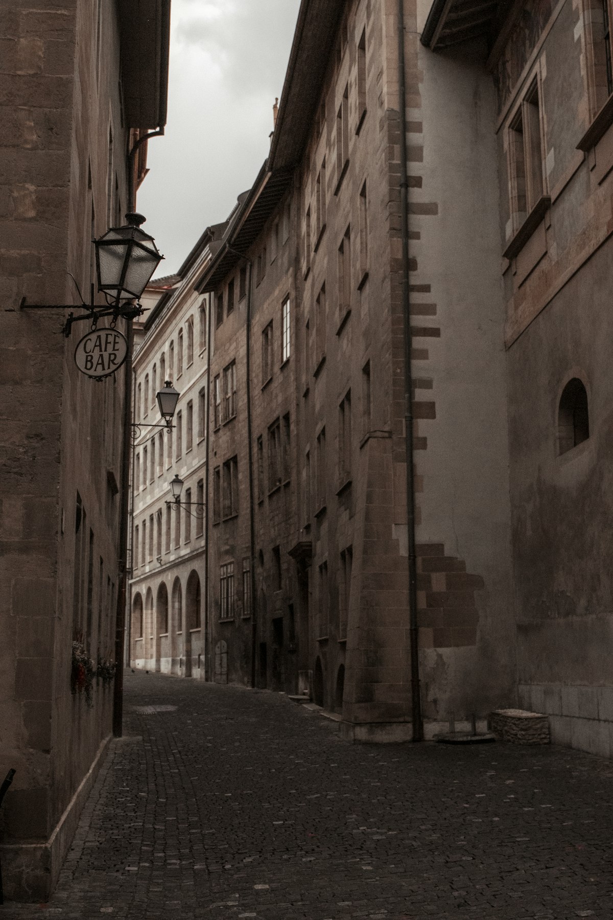 Façade d'un immeuble historique genevois