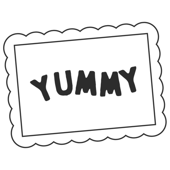 Yummy sticker