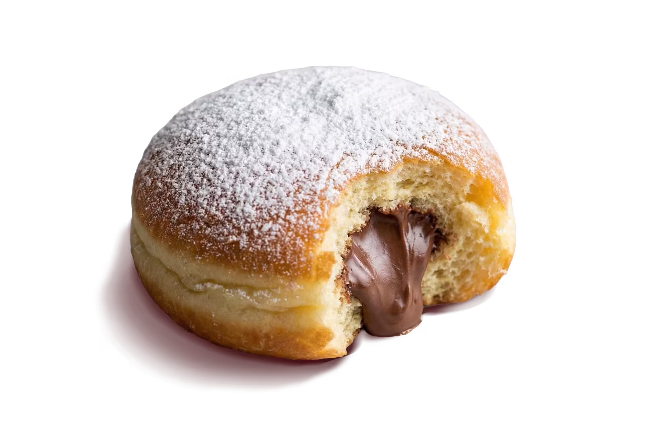 Delicious croissant with raspberry filling