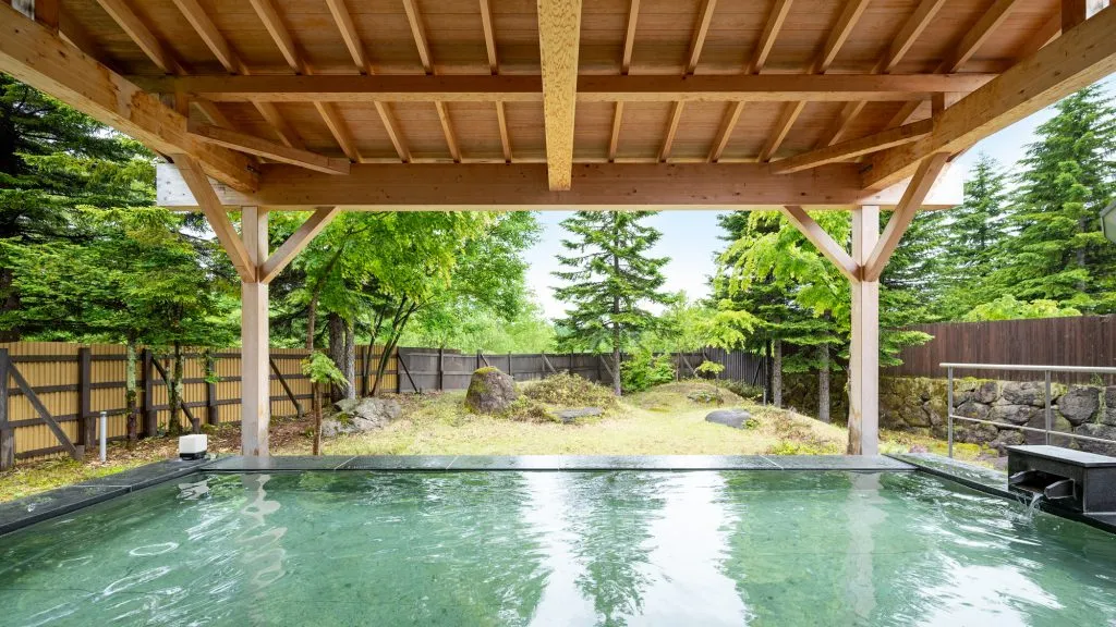 デコ平温泉「ぶなの湯」はからだにやさしい単純泉。サウナと水風呂も併設でこころゆくまで「整う」ことができます。