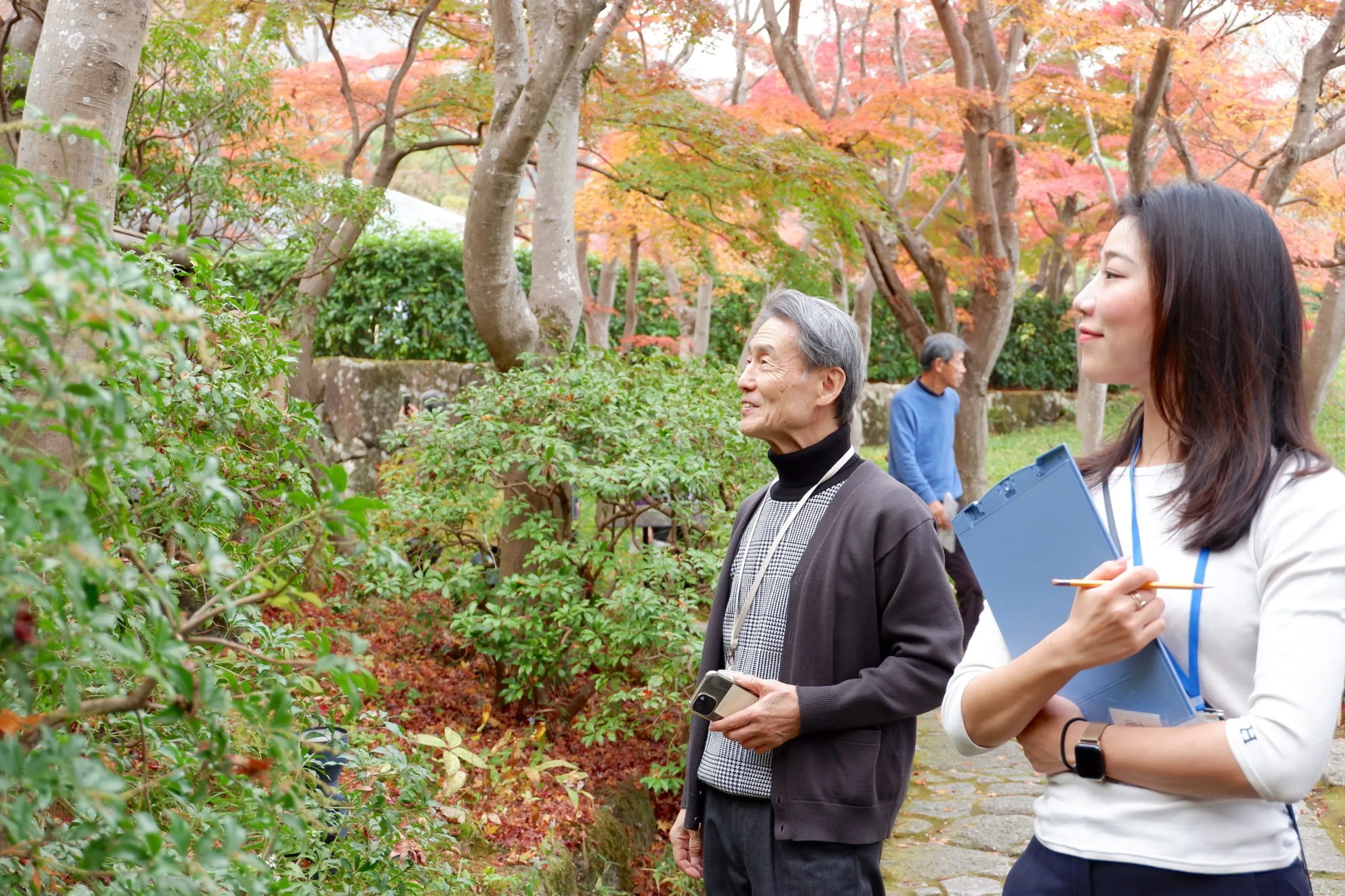 MOA美術館の庭園を散策。