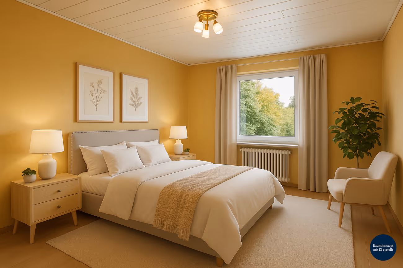 Schlafzimmer KI-generiert