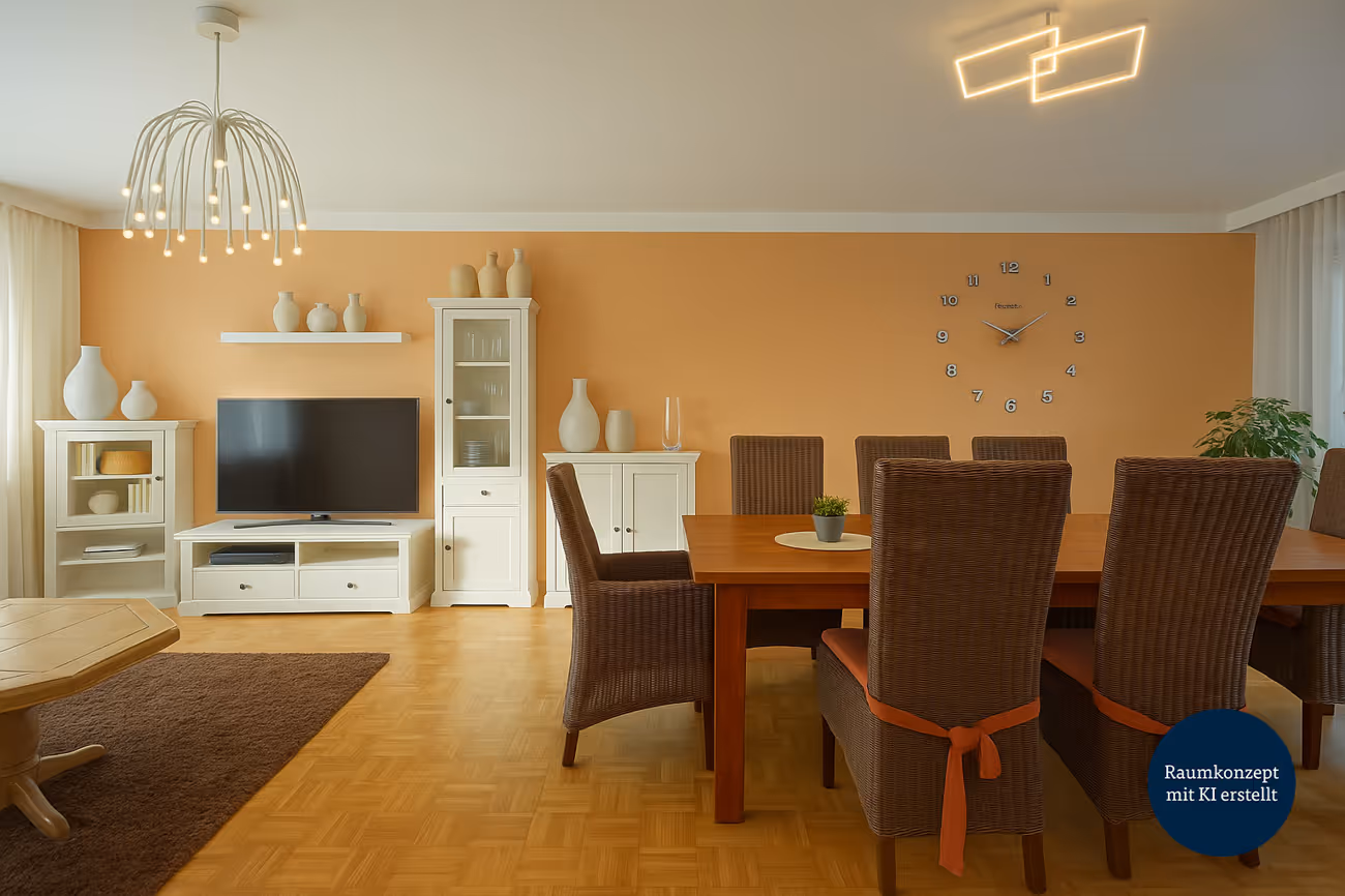 großzügiger Wohn- Essbereich