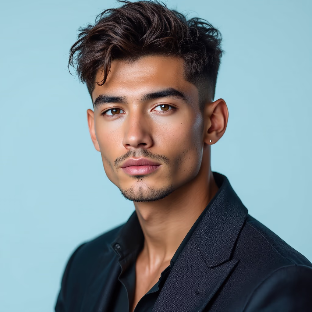 [headshot] image of customer (for a tech gadgets store)