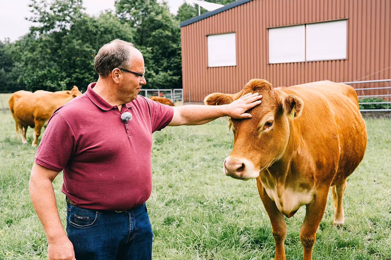 Landwirtschaft in Westfalen Lippe Landwirt Michael Eichoff