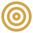 Yellow target icon with concentric circles and a small arrow pointing inward.