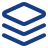 Three navy blue layered rhombus shapes stacked vertically.