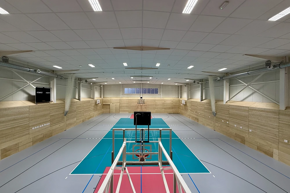 Sportovní hala s palubovkou TERAFLEX v Beachwell