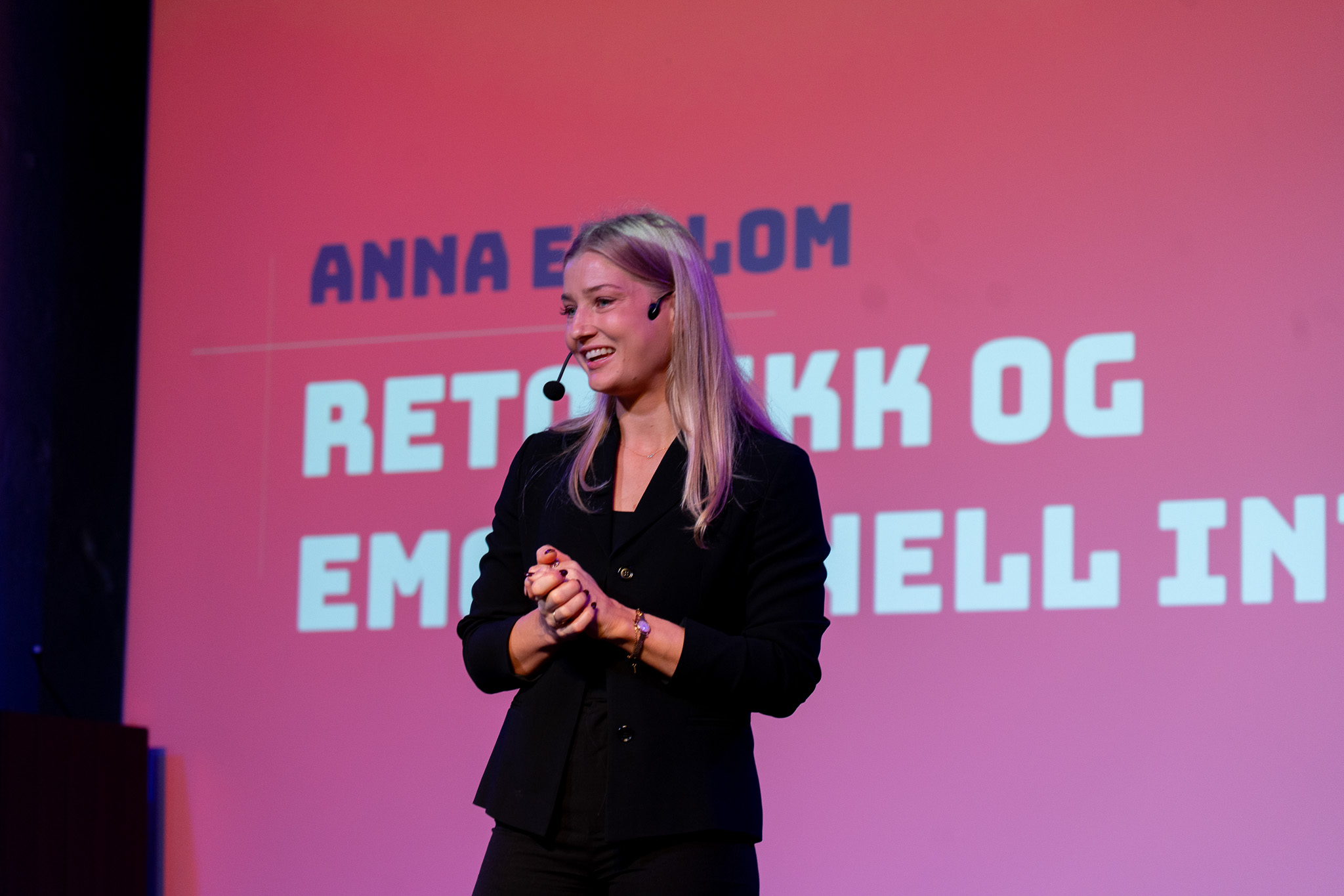 image of a modern corporate conference at a tech firm's headquarters