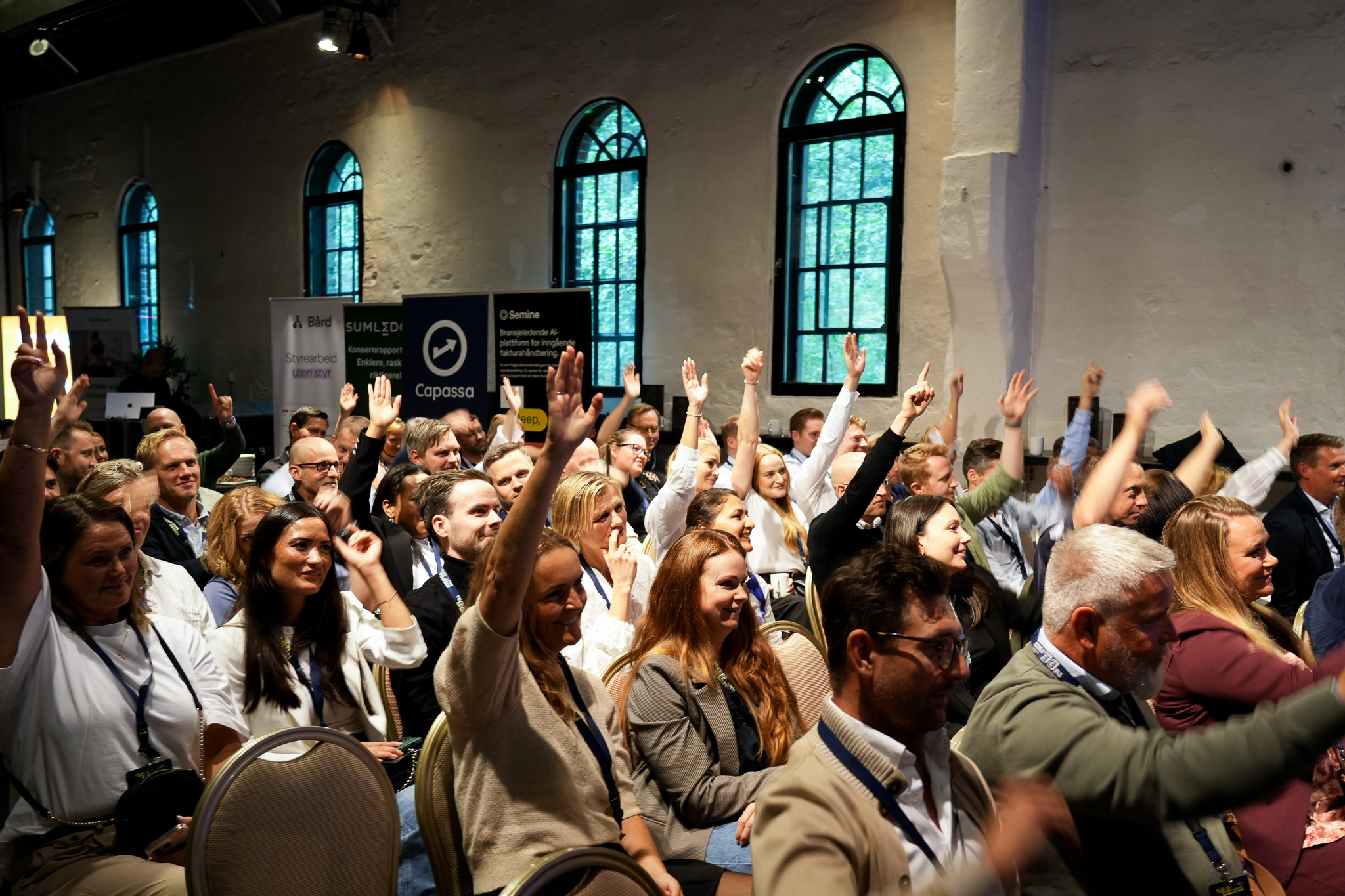 image of travel tech demonstration at a fair