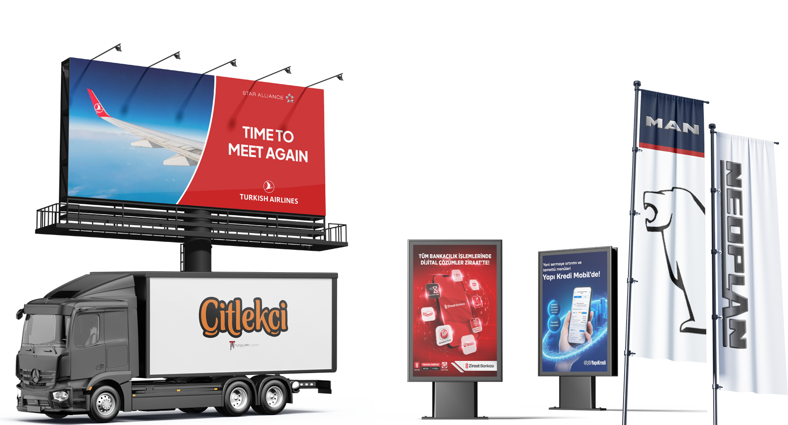 ankara ışıklı tabela