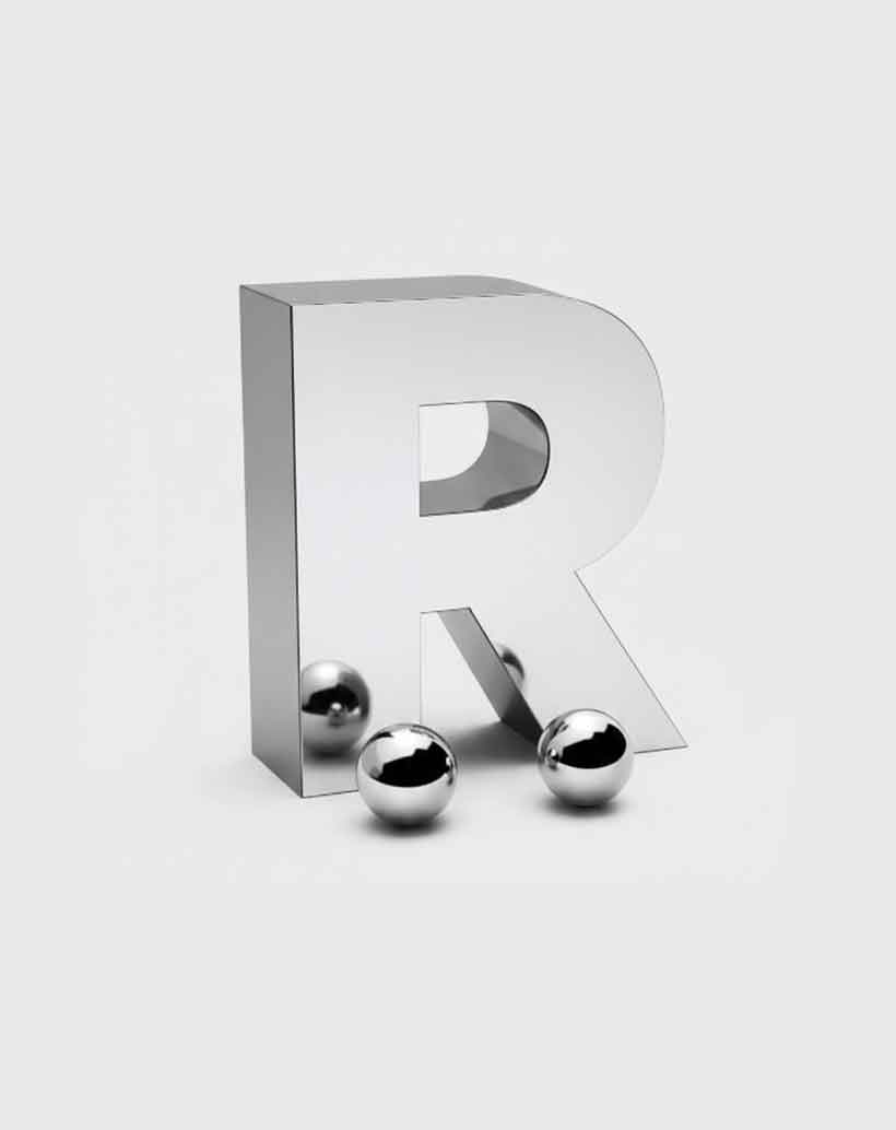 gümüş paslanmaz kutu harf