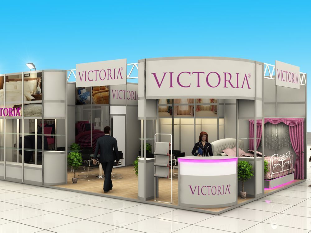 vistoria stand fuar 3d modelleme