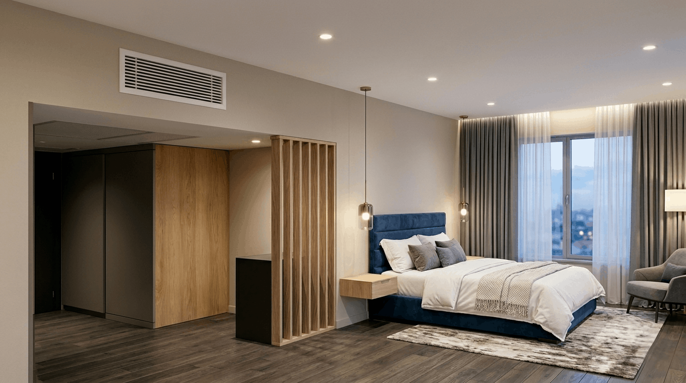 Klimaanlage in Hotelzimmer