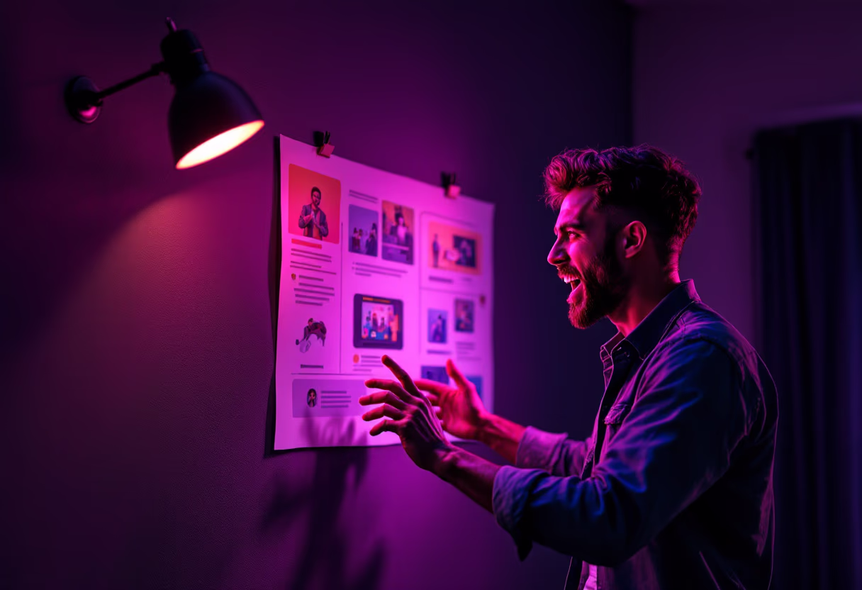 image of interview with game developer