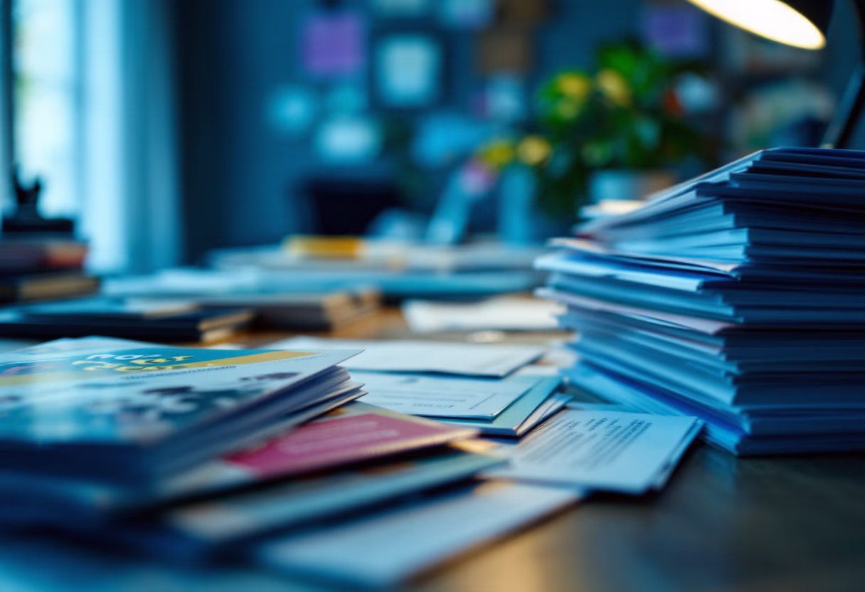 image of pet adoption paperwork