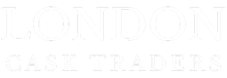Logo reading 'LONDON CASK TRADERS' in white serif font on a black background.