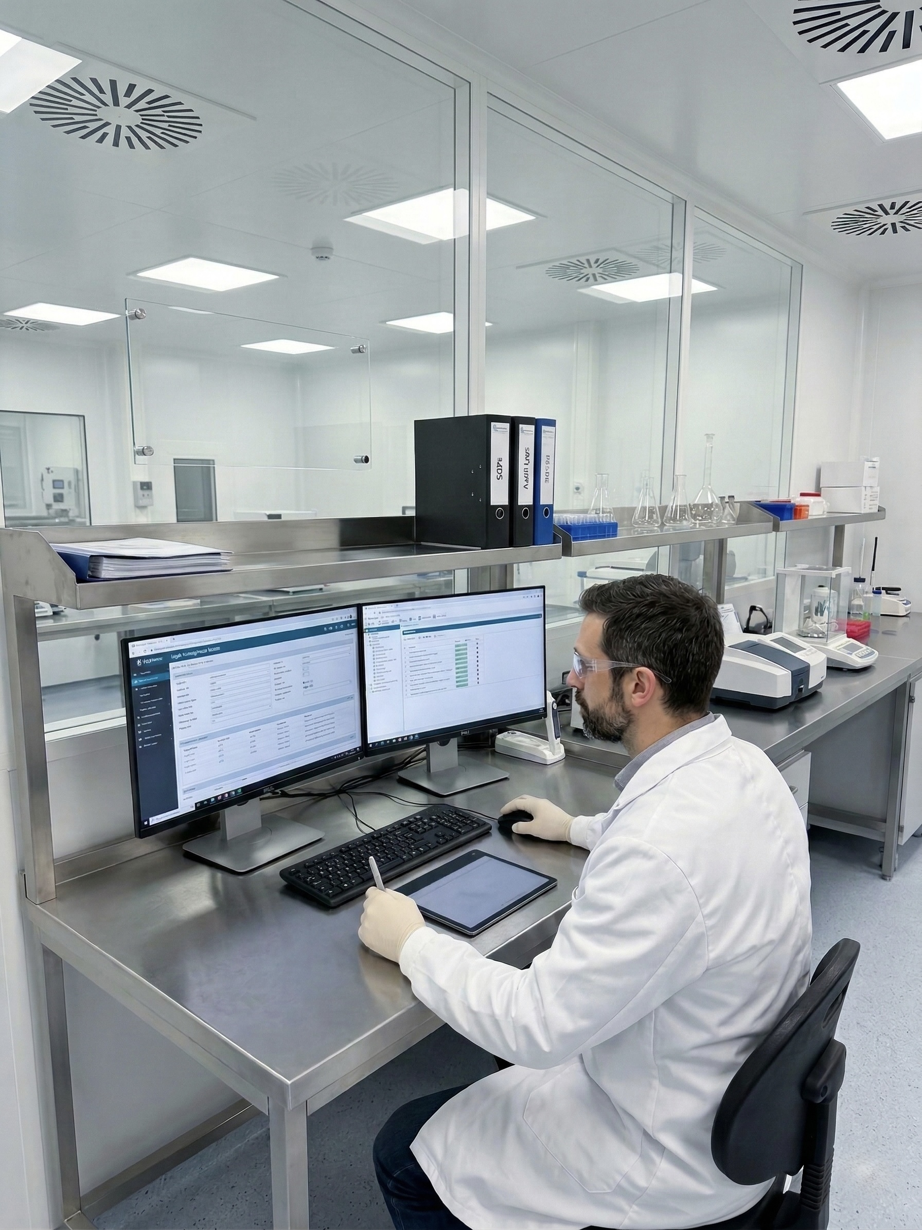 image of indoor lab setup (for a food and agtech)