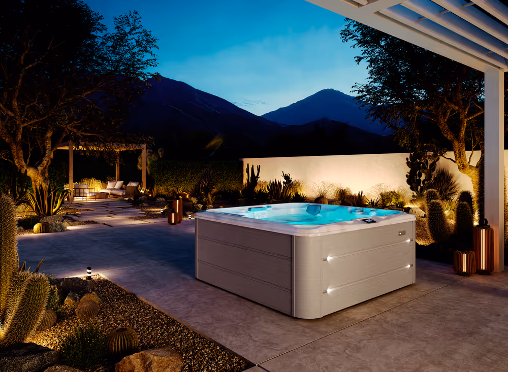 Spa at night