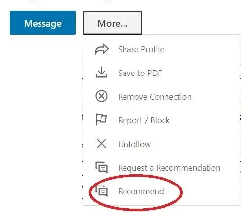 asking for recommendation
